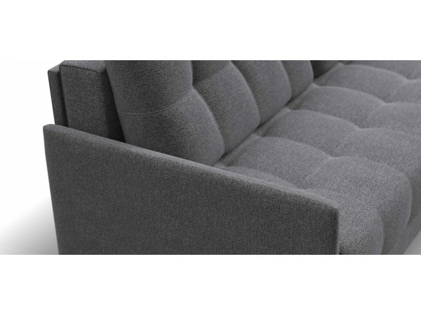 BOSS 2.0 LOFT диван рогожка Malmo серый