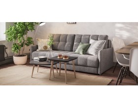 Босс Лофт диван Рогожка Мальмо серый