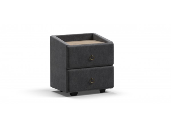 Тумба BOSS CLASSIC Monolit серый, Дуб Денвер Трюфель