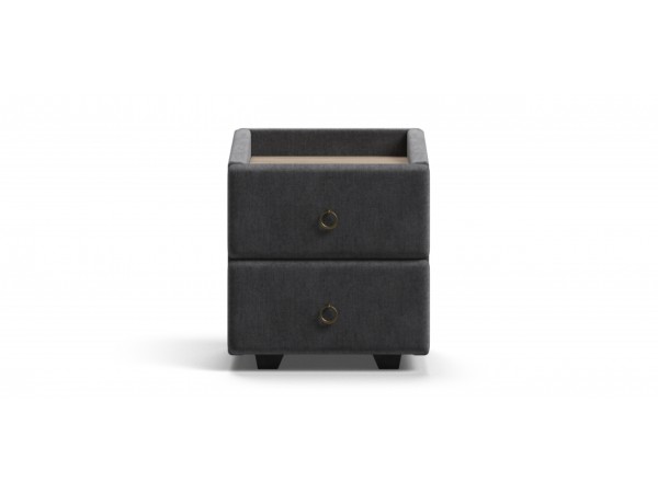 Тумба BOSS CLASSIC Monolit серый, Дуб Денвер Трюфель