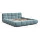 BOSS DREAM Кровать+ПМ 160*200 велюр MONOLIT Aqua NEW