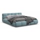 BOSS DREAM Кровать+ПМ 160*200 велюр MONOLIT Aqua NEW