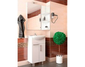 Зеркало Йота 50 Белый глянец