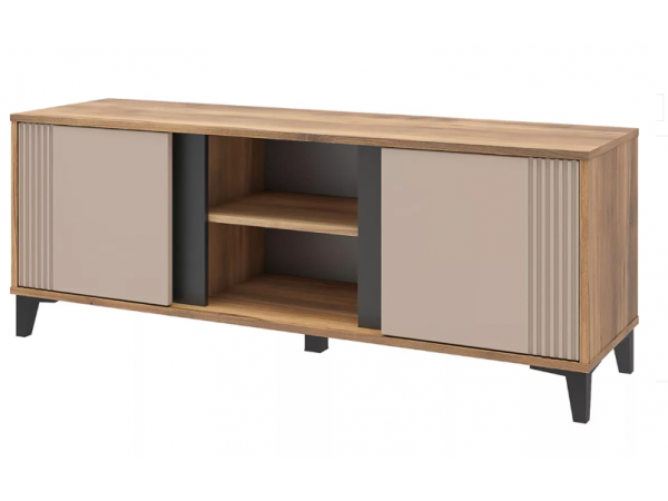 Богемия 463.04 Тумба под ТВ Дуб барокко/Бежевый