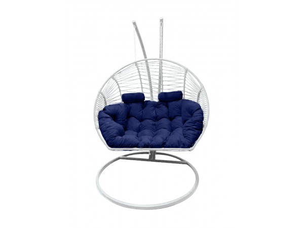 Подвесное кресло кокон Двойной Премиум Зигзаг