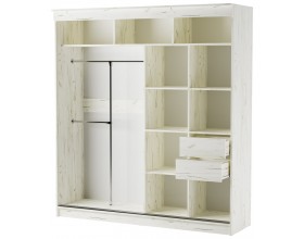 АЛЬЯНС шкаф-купе Орион 2,0 м крафт белый