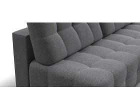 Босс Мини диван Рогожка Мальмо серый