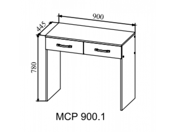 Стол туалетный Ронда МСР900.1