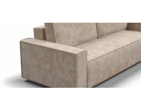 Норд двухместный диван Велюр Алькантара пепел