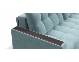 Босс двухместный диван Велюр Монолит аква