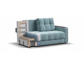 Босс двухместный диван Велюр Монолит аква