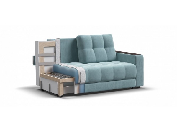 Диван BOSS Compact велюр MONOLIT Aqua NEW Диван BOSS Compact велюр MONOLIT Aqua NEW