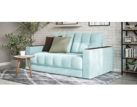 Босс двухместный диван Велюр Монолит аква