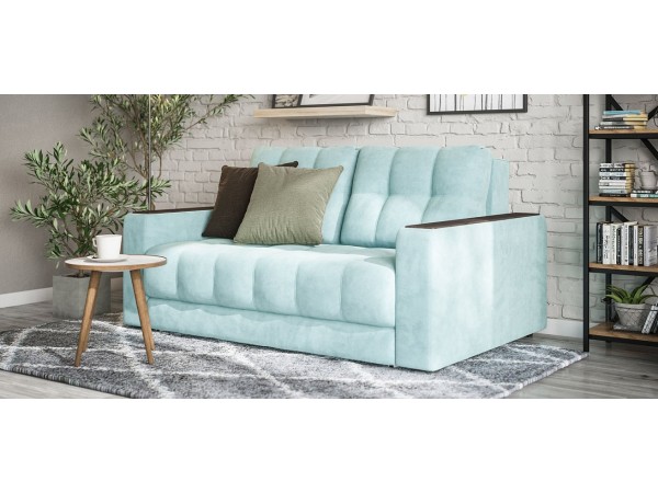 Диван BOSS Compact велюр MONOLIT Aqua NEW Диван BOSS Compact велюр MONOLIT Aqua NEW