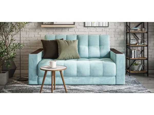 Диван BOSS Compact велюр MONOLIT Aqua NEW Диван BOSS Compact велюр MONOLIT Aqua NEW