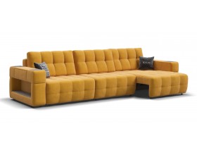 Босс ХО Макс диван Велюр Монолит желтый