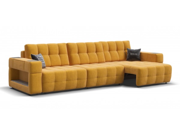 Диван BOSS.XO MAX велюр Monolit маст / WOOD Rock