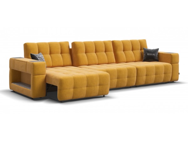 Диван BOSS.XO MAX велюр Monolit маст / WOOD Rock