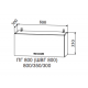 Шкаф верхний горизонтальный ПГ 800