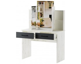 Туалетный столик Беатрис Крафт белый-Антрацит