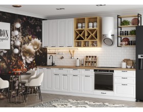 Кухня Вариант фасада Гарда Белый Эмалит