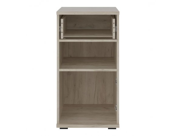 Комод 1 ящик 1 дв. Альянс СТЛ.435.11 Дуб крафт/Белый глянец