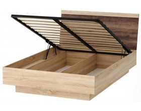 СОНАТА Кровать КРС-1400 с ПМ сонома/сакраменто