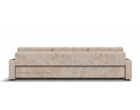 Босс Макс угловой диван Велюр Алькантара пепел