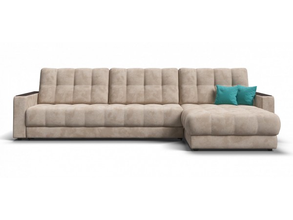 Угловой диван BOSS 3.0 MAX велюр Alkantara пепел Угловой диван BOSS 3.0 MAX велюр Alkantara пепел