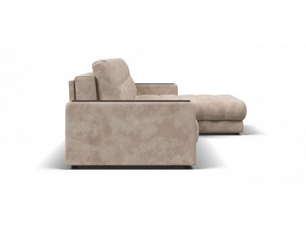 Угловой диван BOSS 3.0 MAX велюр Alkantara пепел Угловой диван BOSS 3.0 MAX велюр Alkantara пепел