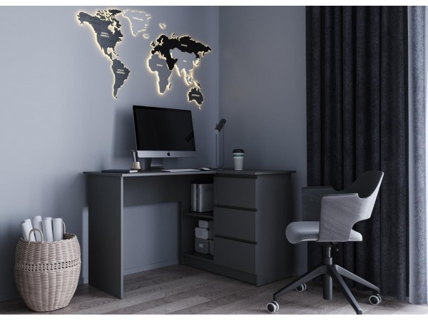 Стол универсальный «Мори» МС-16 Графит  Стол универсальный «Мори» МС-16 Графит