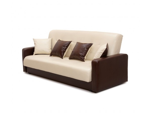 Диван Аккорд бежевый комби