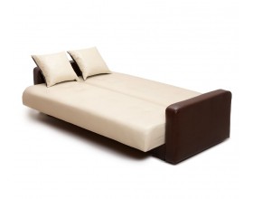 Диван Аккорд бежевый комби