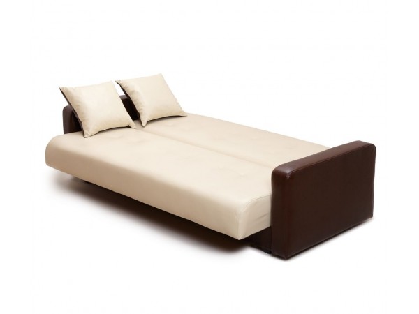 Диван Аккорд бежевый комби