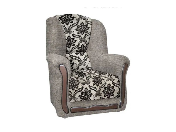 Анна-1 кресло (рогожка вензель коричневый/рогожка беж) Анна-1 кресло (рогожка вензель коричневый/рогожка беж)