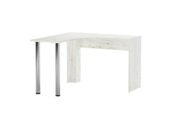 Стол письменный угловой "ГРЕТТА" Крафт белый