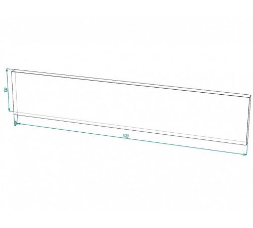 Цоколь ЛДСП кухонный 520мм