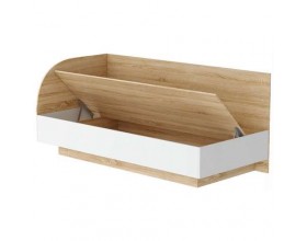 СОНАТА Кровать-софа КРС-900 Сонома-Белый глянец