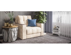 Босс кресло-кровать Велюр Алькантара пепел