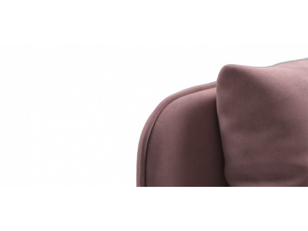 Тахта Ирис велюр Monolit роуз