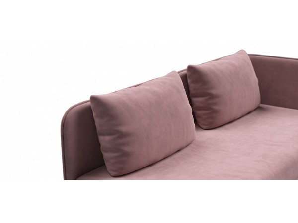 Тахта Ирис велюр Monolit роуз