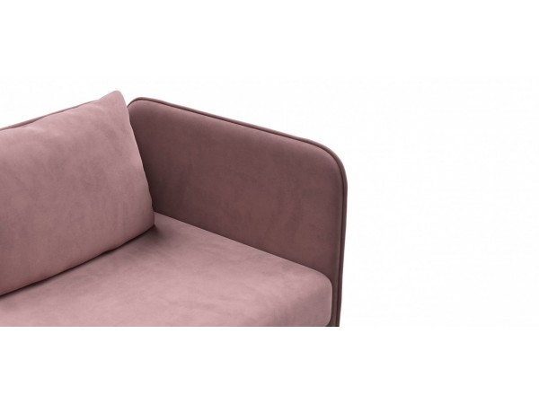 Тахта Ирис велюр Monolit роуз