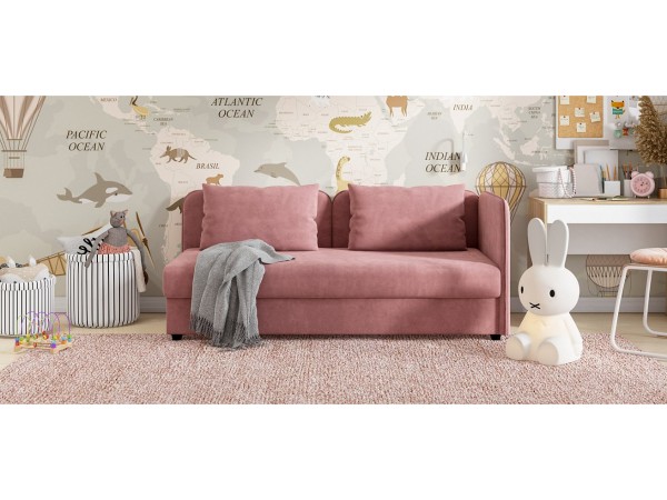 Тахта Ирис велюр Monolit роуз