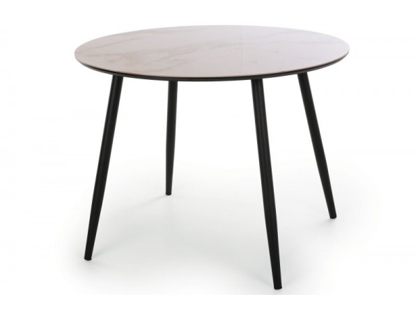 Стол обеденный "Милтон" ЛЕОНАРДО/Черный