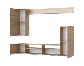 МИЯ Гостиная Сонома-Белый глянец