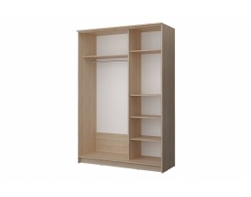 Шкаф-купе Байкал-2 СТЛ.268.11 Дуб сонома/Белый глянец