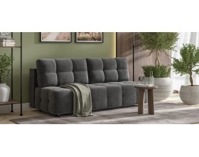 Денди Мини диван Велюр Монолит серый