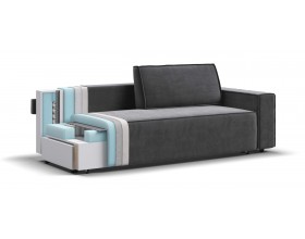 Норд диван Велюр Монолит серый