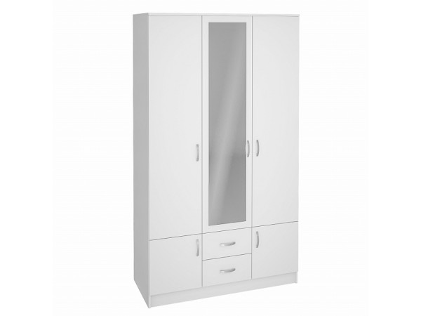 Шкаф 3-створчатый Ронда Шк-3 Белое дерево