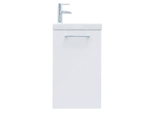 Тумба Ноктюрн 40П 1д, мдф, Белый глянец